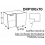 Kam Mono P4 DRP100x70 Szafka dolna narożna dwudrzwiowa 100cm x 70cm