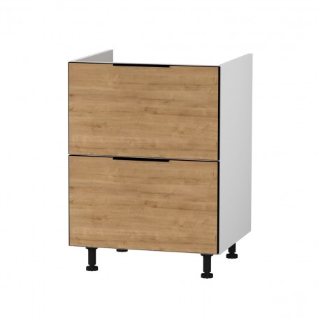 Kam Mono K2 DSS 60/2PŁ Szafka do zabudowy płyty z dwiema szufladami