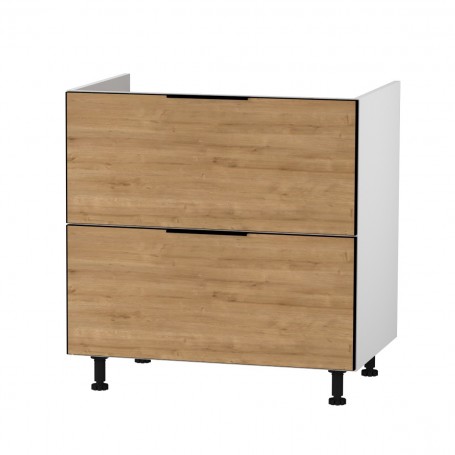 Kam Mono K2 DSS 80/2PŁ Szafka do zabudowy płyty z dwiema szufladami