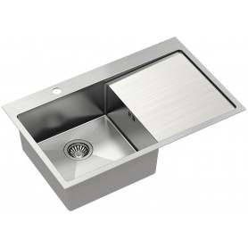 RUSSEL 111 LEWY Zlewozmywak ze stali szlachetnej STAL SZLACHETNA