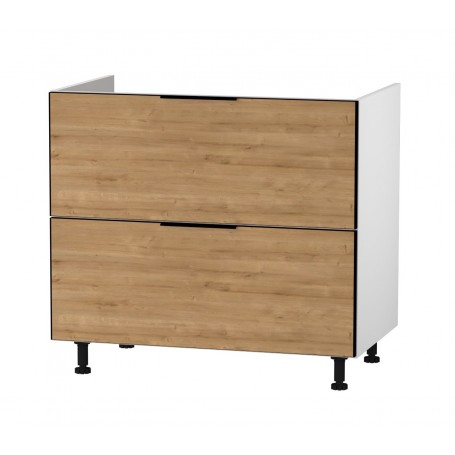 Kam Mono K2 DSS 90/2PŁ Szafka do zabudowy płyty z dwiema szufladami