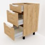 Olivia Soft DSS 40/3 Szafka z trzema szufladami Starmotion - cichy domyk 40 cm