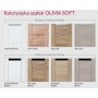 Olivia Soft W 40.1/64 Szafka wisząca jedno drzwiowa 40 cm