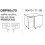 Kam Mono F - DRP90x70 Szafka narożna dolna 90cm x 70cm