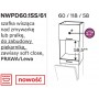 Kam Mono K2 NWPD60.1SS/61 Szafka nad zmywarkę do zabudowy piekarnika 60cm