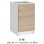 Szafka Eco D 45 Szafka kuchenna 45cm
