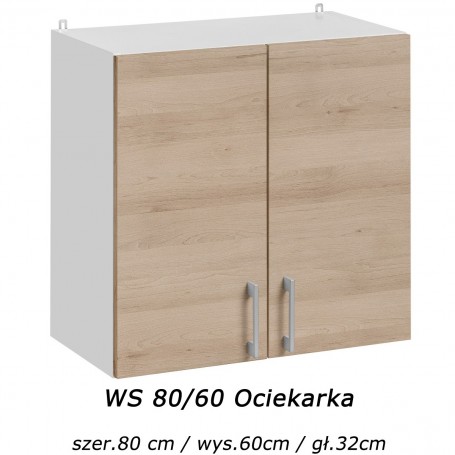 ECO WS 8/60 Szafka z ociekarką do naczyń 80cm