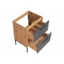 MADERA GREY 820 Szafka pod umywalkę 2S - 60cm COMAD