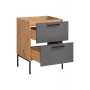 MADERA GREY 820 Szafka pod umywalkę 2S - 60cm COMAD