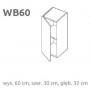 WB 60 Briks - Szafka modułowa Layman