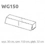 WG 150 Briks - Szafka modułowa Layman