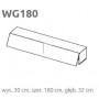 WG 180 Briks - Szafka modułowa Layman