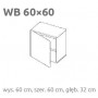 BRIKS WB 60 x 60 - Szafka wisząca 60 x 60cm - Meble modułowe Layman