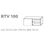 RTV 100 Briks - Szafka modułowa Layman