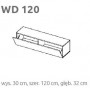 WD 120 Briks - Szafka modułowa Layman
