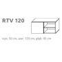 RTV 120 Briks - Szafka modułowa Layman