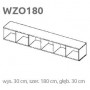 WZO 180 Briks - Szafka modułowa Layman