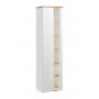 BAHAMA WHITE 854 Szafka łazienkowa z umywalką 120 cm w kolorze Biały połysk / Dąb Wotan