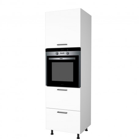 Kam MONO P4 SDP 60SS2 Słupek wysoki z dwiema szufladami do zabudowy piekarnika 60 cm