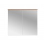 BALI WHITE 841 Szafka łazienkowa z lustrem 2D - 80cm