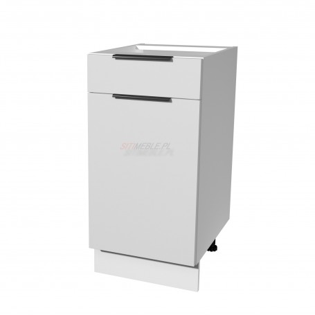 Kam Set DS 40/1 Szafka kuchenna dolna jednodrzwiowa z szufladą 40cm