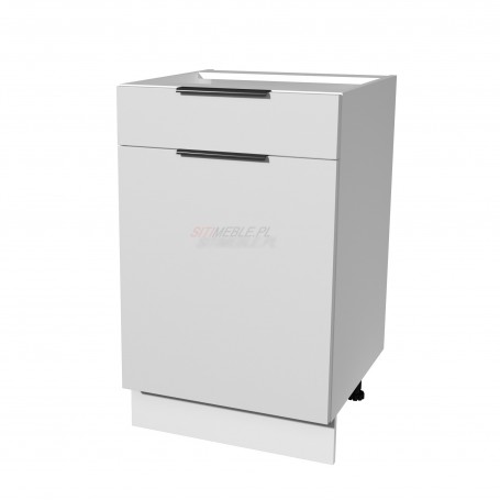 Kam Set DS 50/1 Szafka dolna 50cm Biały platynowy