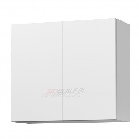 Kam Set W 80/71 Szafka wisząca 80cm Biały platynowy