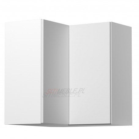 Kam Set WRP65/71 Szafka wisząca narożna 65cm Biały platynowy