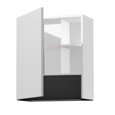 Kam Set WO 60.1/71P3C Szafka wisząca z okapem  60cm Biały platynowy / Okapowa