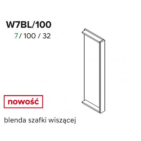Element dodatkowy do zabudowy narożnej W7BL/100 kam Mono