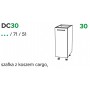 Kam Mono P2 DC 30 Cargo - Szafka z koszem cargo 30cm