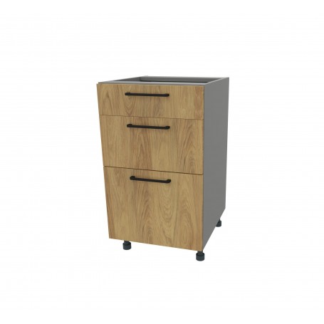 Kam Mono P2 DSS 45/3 Szafka dolna z trzema szufladami metalbox