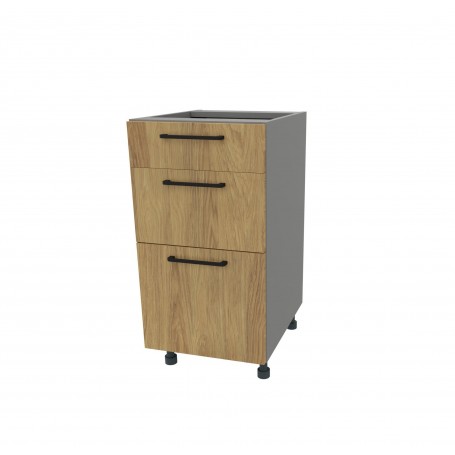 Kam Mono P2 DSS 40/3 Szafka dolna z trzema szufladami metalbox