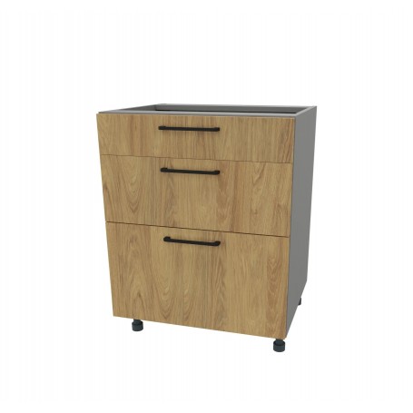 Kam Mono P2 DSS 65/3 Szafka dolna z trzema szufladami metalbox