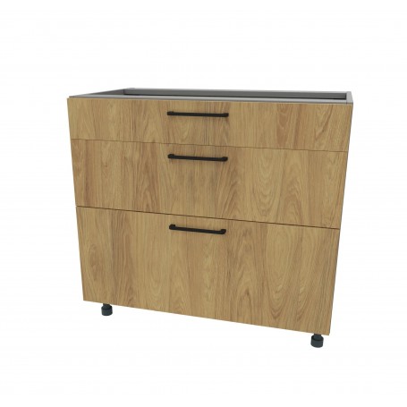 Kam Mono P2 DSS 85/3 Szafka dolna z trzema szufladami metalbox