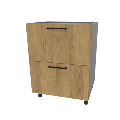 Kam Mono P2 DSS 60/2 Szafka do zabudowy płyty grzewczej z  szufladami Starmotion