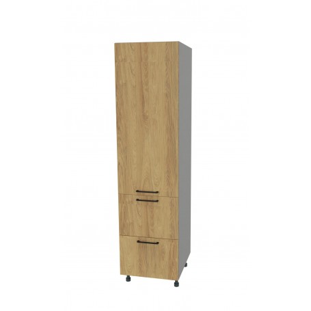 Kam Mono P2 SD50SS2 Szafka wysoka z szufladami - Słupek z półkami 50cm