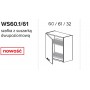 Kam Mono P2 WS60.1/61 Szafka wisząca z ociekarką 60cm