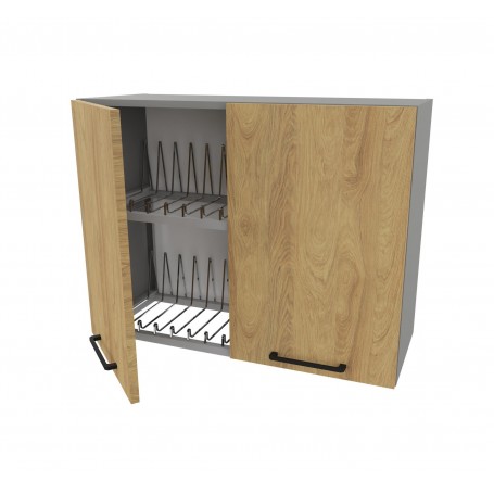 Kam Mono P2 WS80/61 Szafka wisząca z ociekarką 80cm / suszarka do naczyń