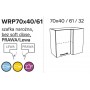 Kam Mono P2 WRP70x40/61 Szafka wisząca narożna 70cm x 40cm