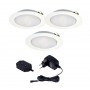 LED ROTONDO 3x3,8W Biały Oświetlenie kuchenne zestaw oświetlenia wpuszczanego w wieniec