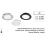 LED ROTONDO 3x3,8W Oświetlenie kuchenne zestaw oświetlenia wpuszczanego w wieniec