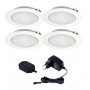 LED ROTONDO 4x3,8W Oświetlenie kuchenne zestaw oświetlenia czteropunktowego