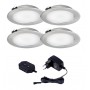 LED ROTONDO 4x3,8W Oświetlenie kuchenne zestaw oświetlenia czteropunktowego