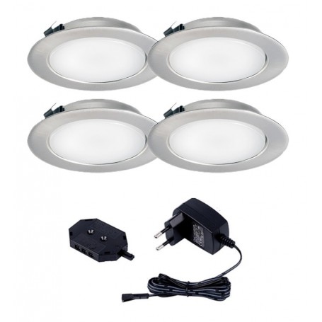 LED ROTONDO 4x3,8W Oświetlenie kuchenne zestaw oświetlenia czteropunktowego
