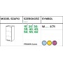 Kam Mono P2 W80/71 Szafka wisząca dwudrzwiowa 80cm