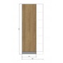 Szafa pod wymiar SP-1 61-90/2137 - Szerokość od 61cm do 90cm
