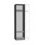 Szafa pod wymiar z drążkiem SW2 61-90/2357 - Szerokość od 61cm do 90cm