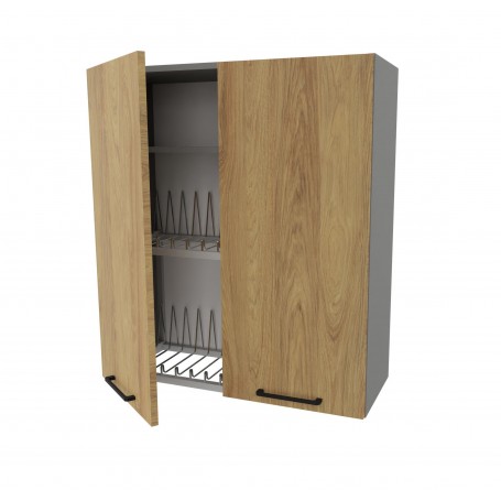 Kam Mono P2 WS80/90 Szafka wisząca z ociekarką 80cm suszarka do naczyń 80cm