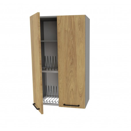 Kam Mono P2 WS60/100 Szafka wisząca dwudrzwiowa z ociekarką 60cm / suszarka do naczyń 60cm